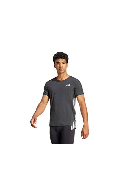 Adidas ADIZERO TEE M Erkek Koşu Tişörtü JF3473 Siyah