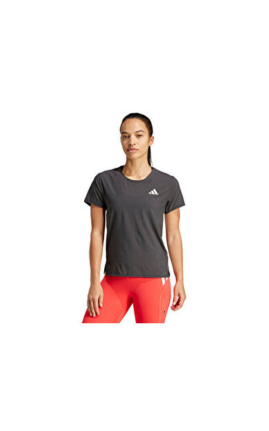Adidas Adizero Tee W Kadın Koşu Tişörtü JF3480 Siyah