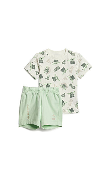 adidas  I Sw Mndo T Set Bebek Günlük Eşofman Takımı JF3628 Yeşil