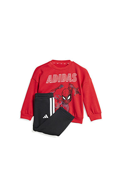 adidas I Mrvl Sm Jog Çocuk Günlük Eşofman Takımı JF3630 Kırmızı