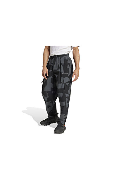Adidas Cargo Aop Pants Erkek Outdoor Pantolonu JF3716 Siyah