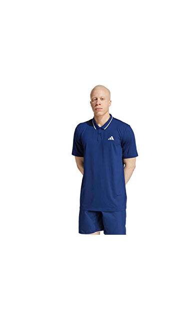 adidas Club Pique Polo Erkek Tenis Polo Tişört JF8425 Lacivert