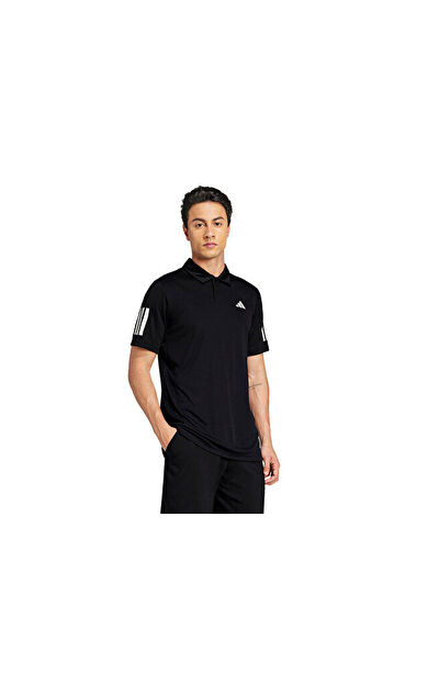 adidas Club 3Str Polo Erkek Tenis Polo Tişört JG0985 Siyah