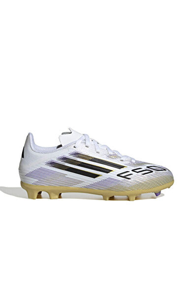 adidas F50 League Fg/Mg J Çocuk Çoklu Çim Zemin Kramponu JH7745 Beyaz