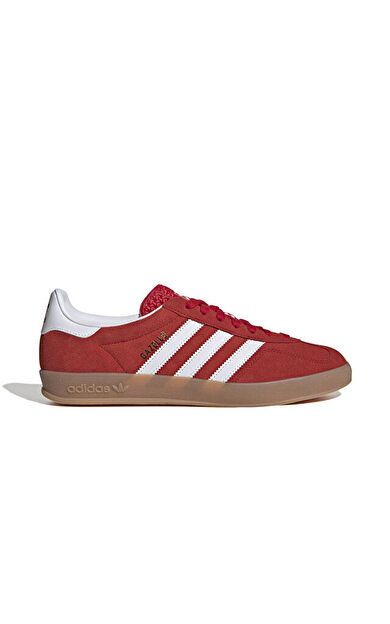 adidas Gazelle Indoor Erkek Günlük Ayakkabı JI2063 Kırmızı
