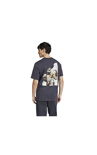 Adidas M Sw Tm T Erkek Günlük Tişört JI5716 Gri