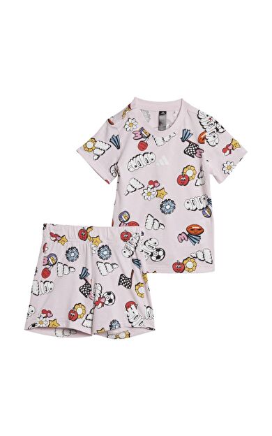 Adidas JI6235 I Fun Aop Set Bebek Eşofman Takımı