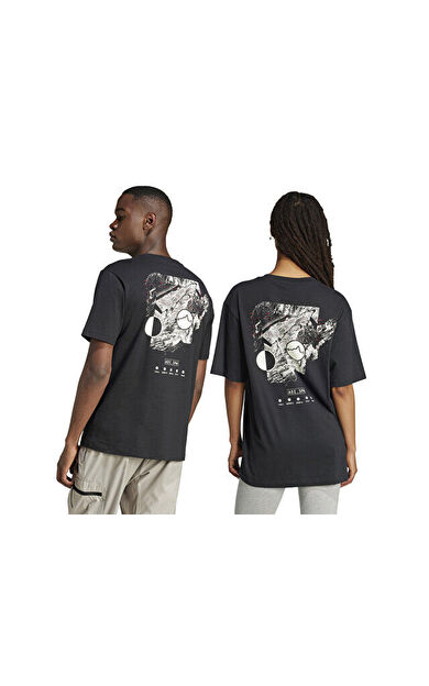 Adidas M T Ce Space T Unisex Günlük Tişört JI6791 Siyah