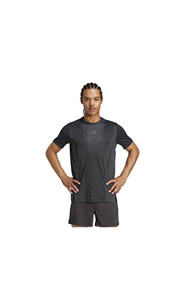 adidas Airchill Tee Erkek Antrenman Tişörtü JI8196 Siyah