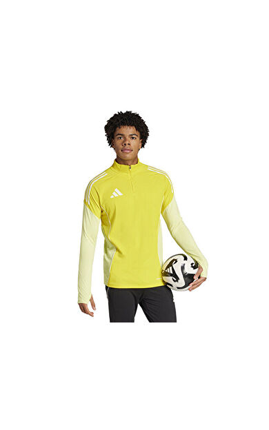 Adidas Tiro25C Tr Top Erkek Futbol Antrenman Uzun Kollu Tişört JI8956 Sarı