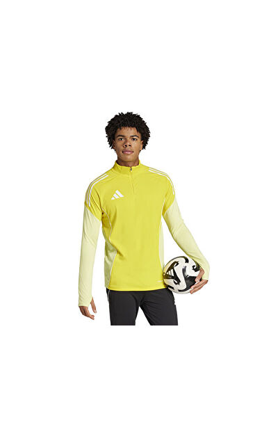Adidas Tiro25C Tr Top Erkek Futbol Antrenman Uzun Kollu Tişört JI8956 Sarı