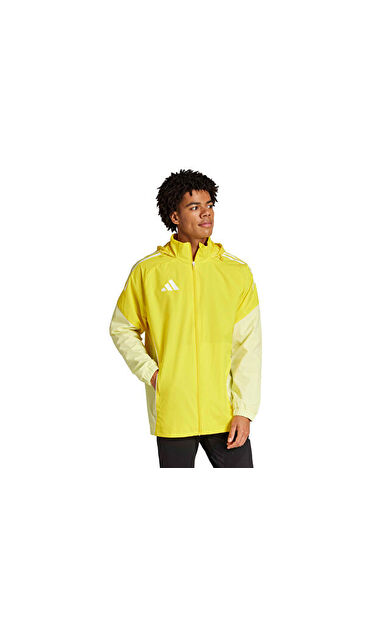 Adidas Tiro25C Aw Jkt Erkek Futbol Antrenman Yağmurluk JI8958 Sarı