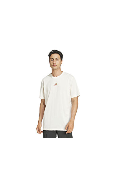 adidas M Str G T Erkek Günlük Tişört JJ1447 Bej