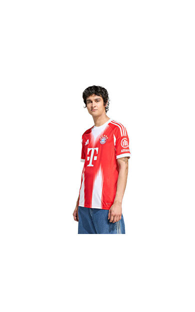 adidas Fcb H Jsy FC Bayern 25/26 İç Saha Forması JJ2137 Kırmızı
