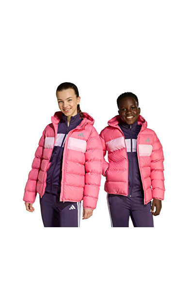 adidas J Sd Jkt Çocuk Günlük Mont JL7433 Pembe