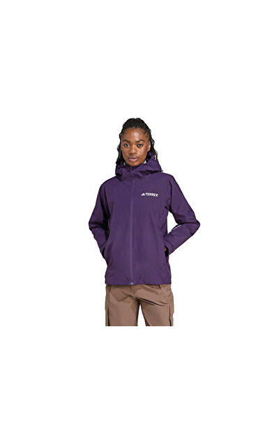adidas W Terrex Xpr 2L Gore J Kadın Outdoor Yağmurluk JL9804 Mor