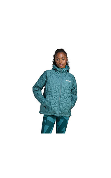 adidas W Terrex Xpr Lf Ho Jkt Kadın Outdoor Montu JL9806 Mavi