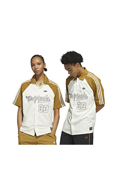 adidas Winter Shooter Unisex Günlük Gömlek JM0513 Krem