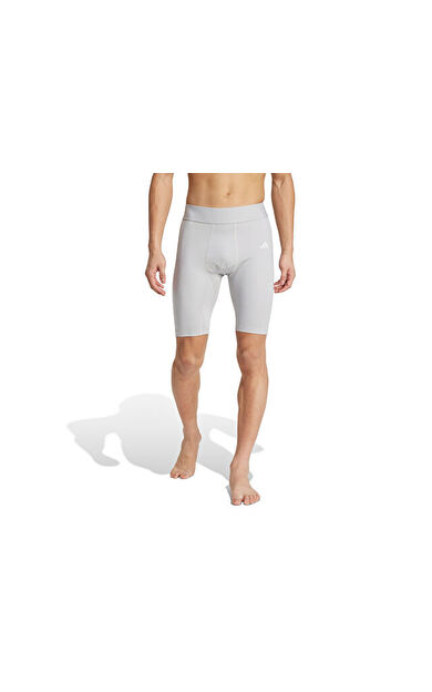 Adidas TECHFIT SHRT TIGHT M Erkek Antrenman Kısa Tayt JM0645 Gri
