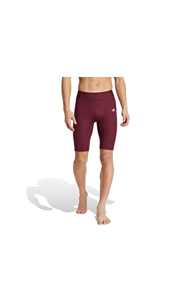 Adidas TECHFIT SHRT TIGHT M Erkek Antrenman Kısa Tayt JM0646 Kırmızı