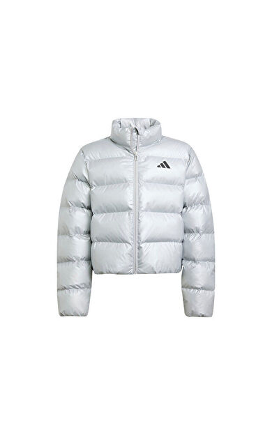 adidas J Sd Glam Jkt Çocuk Günlük Mont JM1670 Gri