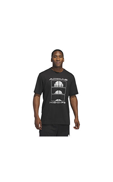 adidas Hd Ab Tee Erkek Basketbol Tişörtü JM2227 Siyah