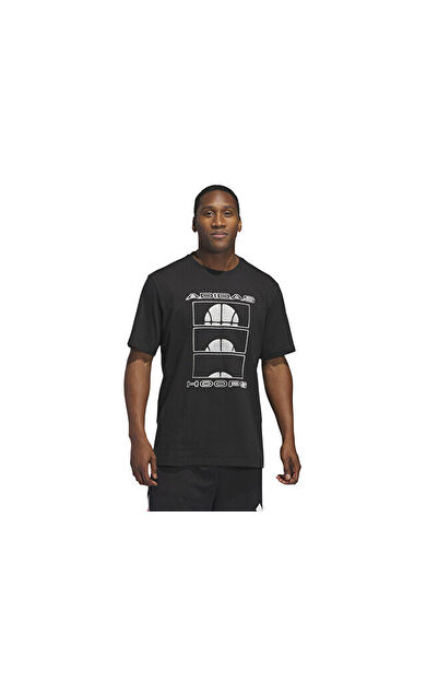 adidas Hd Ab Tee Erkek Basketbol Tişörtü JM2227 Siyah