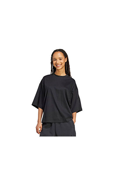 Adidas W All Szn Sl T Kadın Günlük Tişört JM3800 Siyah