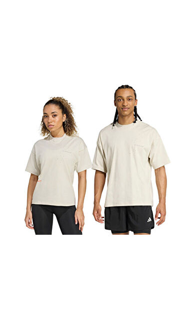 adidas Adi365 Hk T Uf Unisex Koşu Tişörtü JM4246 Krem