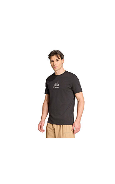 adidas M Terrex Athlete Erkek Outdoor Tişörtü JM6389 Siyah
