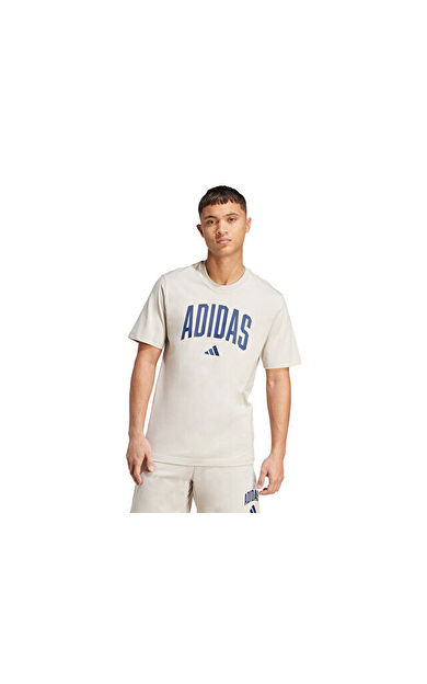 Adidas M Collegiate T Erkek Günlük Tişört JM6415Gri