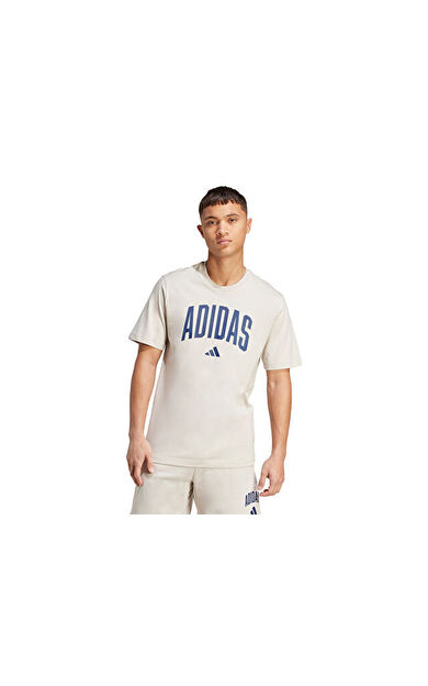 Adidas M Collegiate T Erkek Günlük Tişört JM6415Gri