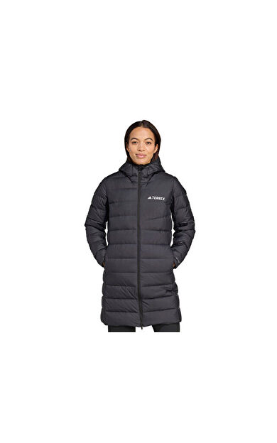 adidas W Terrex Mt Down Parka Kadın Outdoor Montu JM8729 Siyah