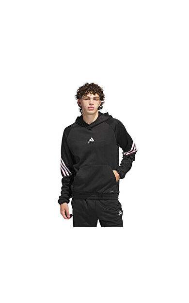 Adidas Crazywarm Hoody Erkek Basketbol Sweatshirts JN2491 Siyah