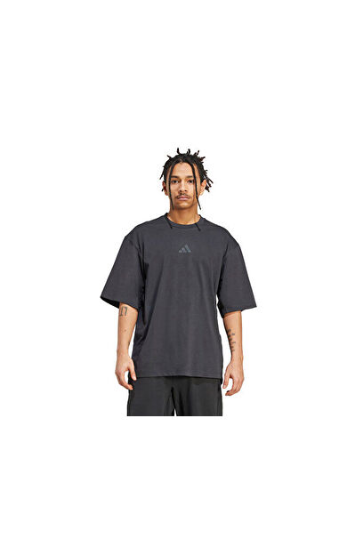 adidas Oversize Tee Erkek Antrenman Tişörtü JN3680 Siyah