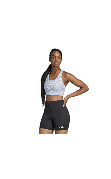 adidas Run Pkt Ms Aop Kadın Antrenman Sporcu Sütyeni JN9694 Gri