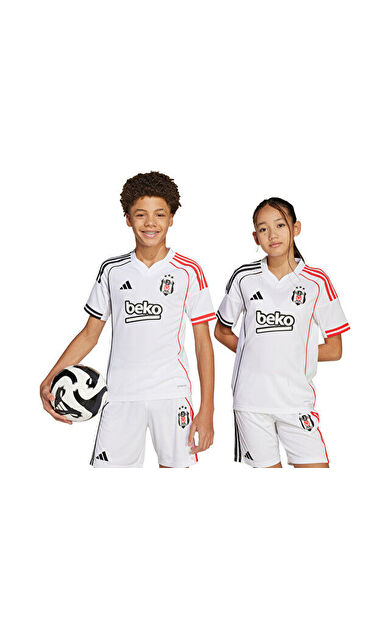 adidas Çocuk Beşiktaş Jk 25/26 İç Saha Forması Çocuk Beşiktaş JK 25/26 İç Saha Forması JN9936 Beyaz