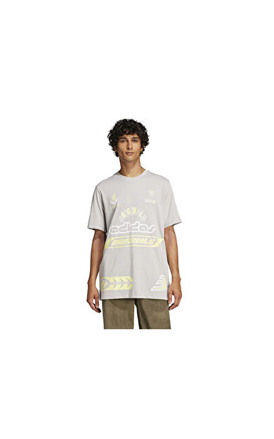 Adidas Q12 Ts Sponsor Erkek Günlük Tişört JP0195 Gri
