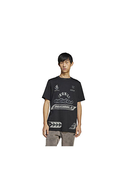 Adidas Q12 Ts Sponsor Erkek Günlük Tişört JP2676 Siyah