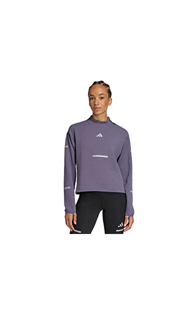 adidas Adi365 Crew W Kadın Koşu Sweatshirts JP3844 Mor