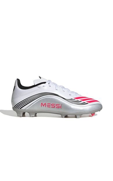 adidas F50 Messi League Fg/Mg J Çocuk Çoklu Çim Zemin Kramponu JP7454 Beyaz