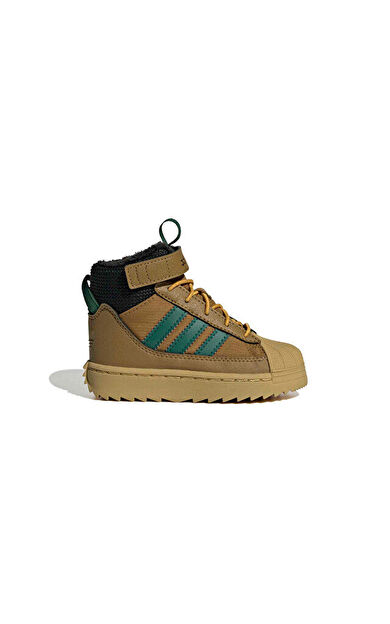 adidas Superstar Winter Trek I Çocuk Günlük Bot JQ0341 Kahverengi