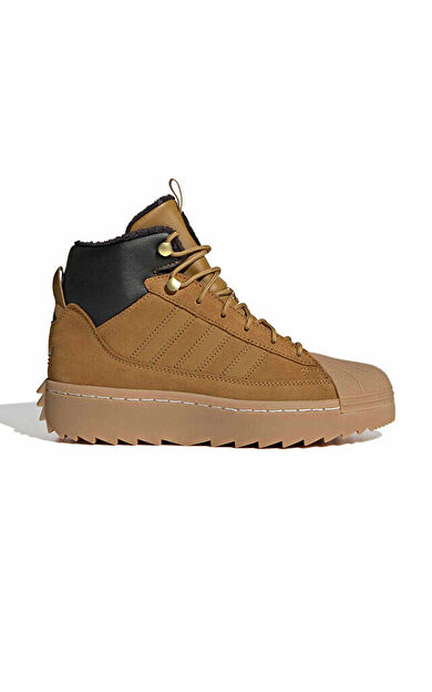 adidas Superstar Winter Trek J Çocuk Günlük Bot JQ0345 Kahverengi