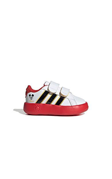 adidas Grand Court Mickey Cf I Bebek Günlük Ayakkabı JQ8070 Bej