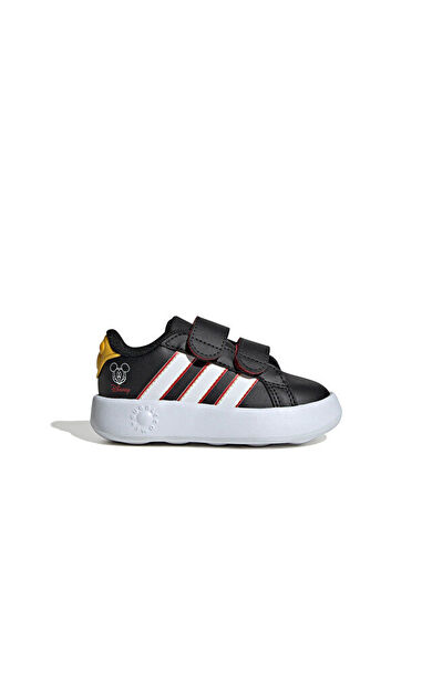 adidas Grand Court Mickey Cf I Bebek Günlük Ayakkabı JQ8071 Siyah