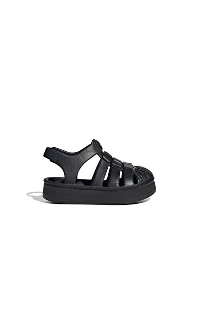 Adidas Superstar Sandal ı Bebek Günlük Sandalet JS2845 Siyah