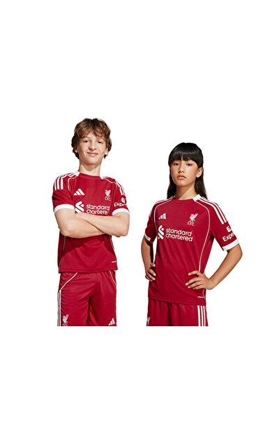adidas Liverpool Fc 25-26 İç Saha Formasi Çocuk Liverpool Fc 25-26 İç Saha Forması JV6436 Kırmızı