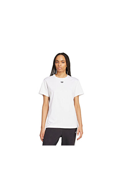 adidas Adibreak Tee Kadın Günlük Tişört JV7207 Beyaz