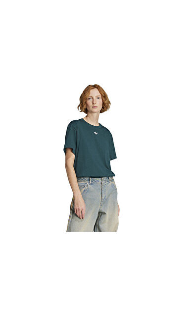 adidas Adibreak Tee Kadın Günlük Tişört JV7223 Yeşil