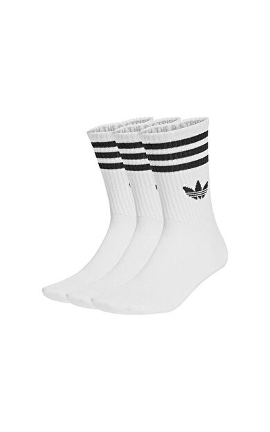 Adidas 3S Crew S 3P Çorap (3 Çift) JV7401 Beyaz